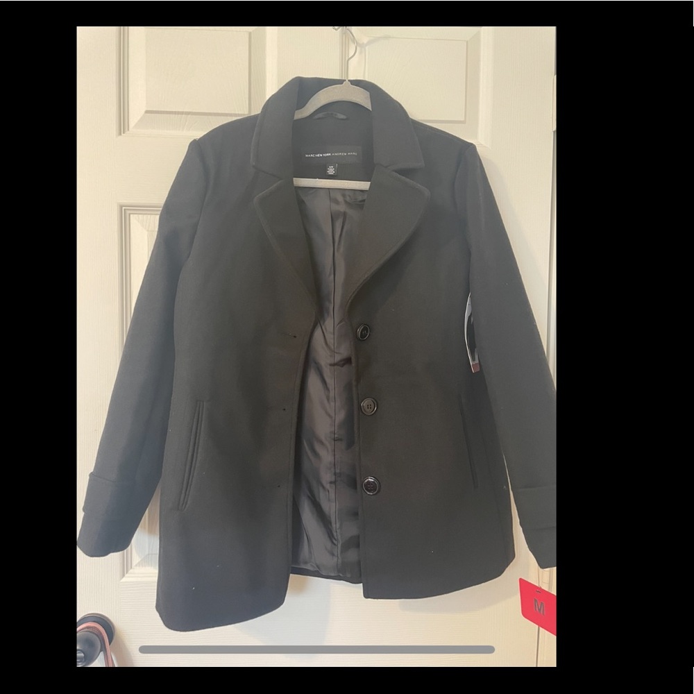 Women’s Marc New York black coat . (M)